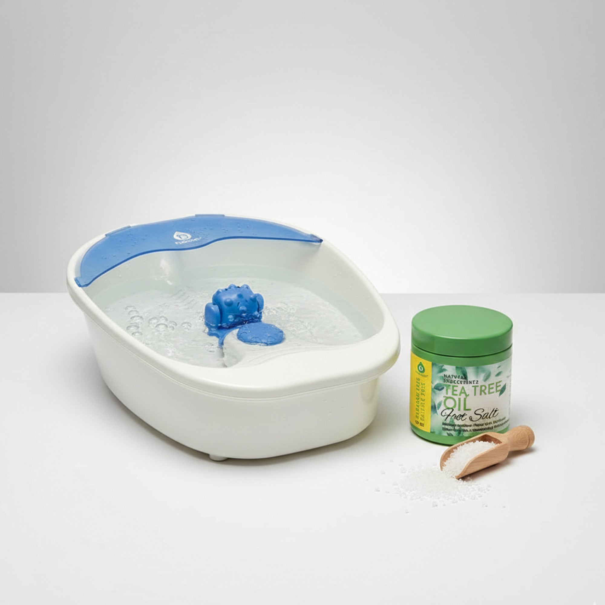 Foot Spa Massager with Tea Tree Oil Foot Salt Scrub (Warming Function)