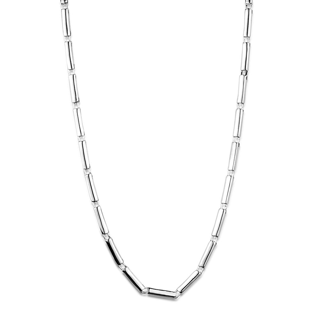 LOS875 - Silver 925 Sterling Silver Necklace with No Stone-0